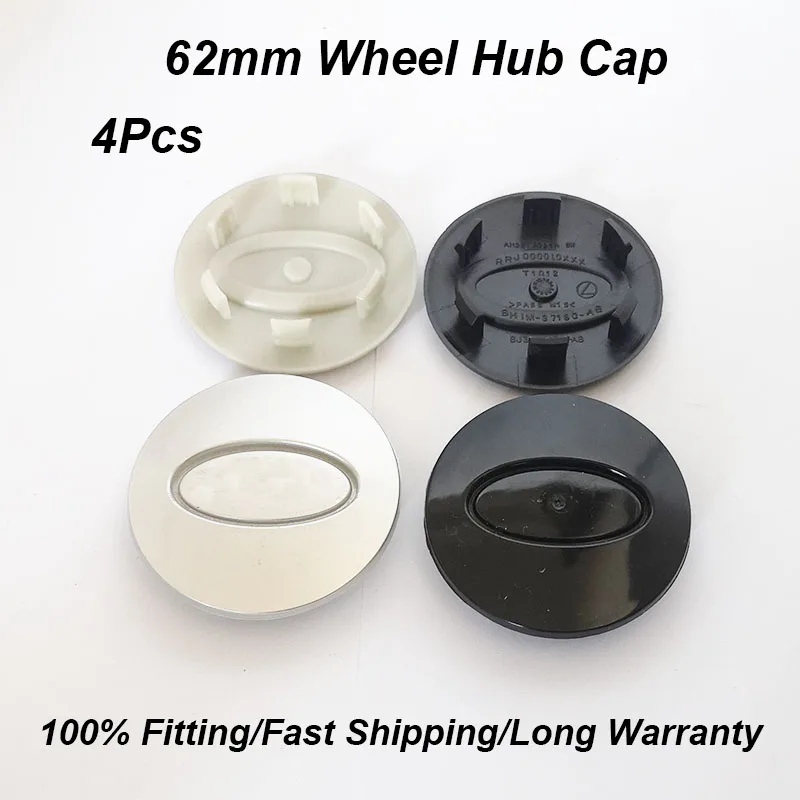 

62mm 6.2cm Car Logo Emblem Wheel Center Cap Covers Wheel Rim Hub Cap For Range Discovery Freelander Evoque Styling 4pcs