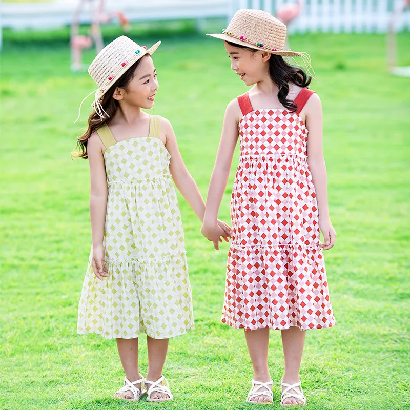 Детское длинное платье с бантом открытыми плечами в Корейском стиле | Детская