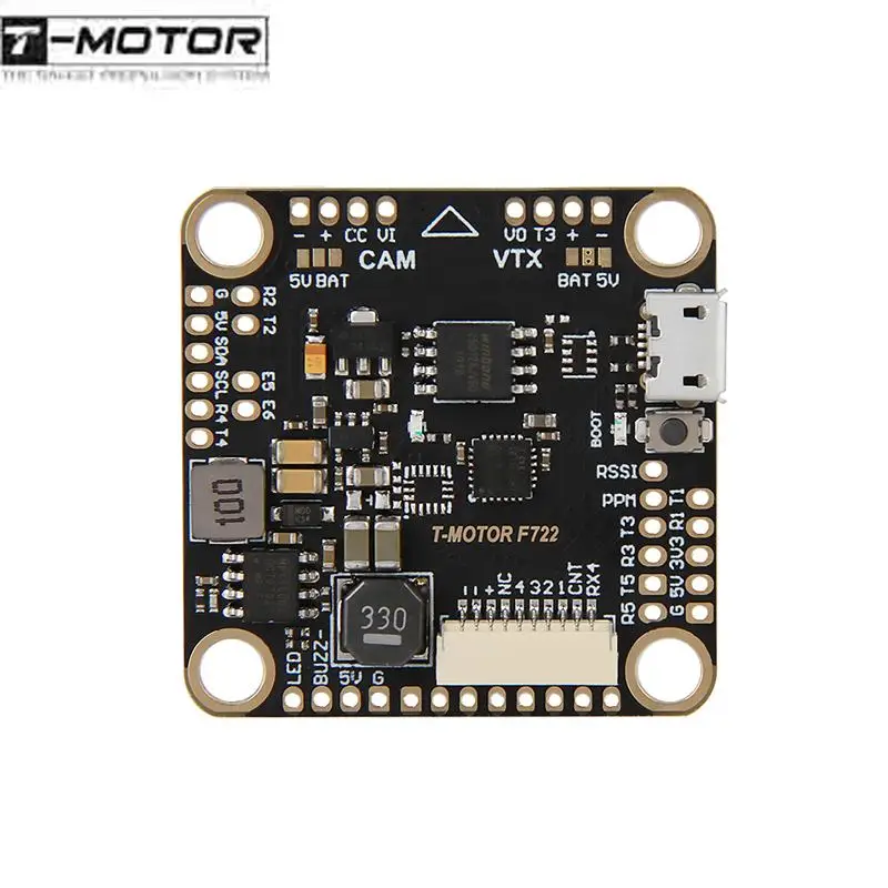T-motor F7 HD MPU6000 с диагональю экрана 3-6S игровые джойстики 5V 2A/10В 2A BEC цифровой HD FPV воздуха вращающегося вала 30,5x30,5 мм для дрона с дистанционным управлением с видом от первого лица