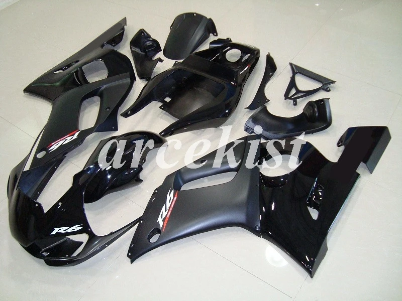 Новые ABS Обтекатели наборы подходят для Yamaha YZF R6 1998 1999 2000 2001 2002 Обтекатель Набор R6 98 99 00 01 02 черный глянцевый матовый