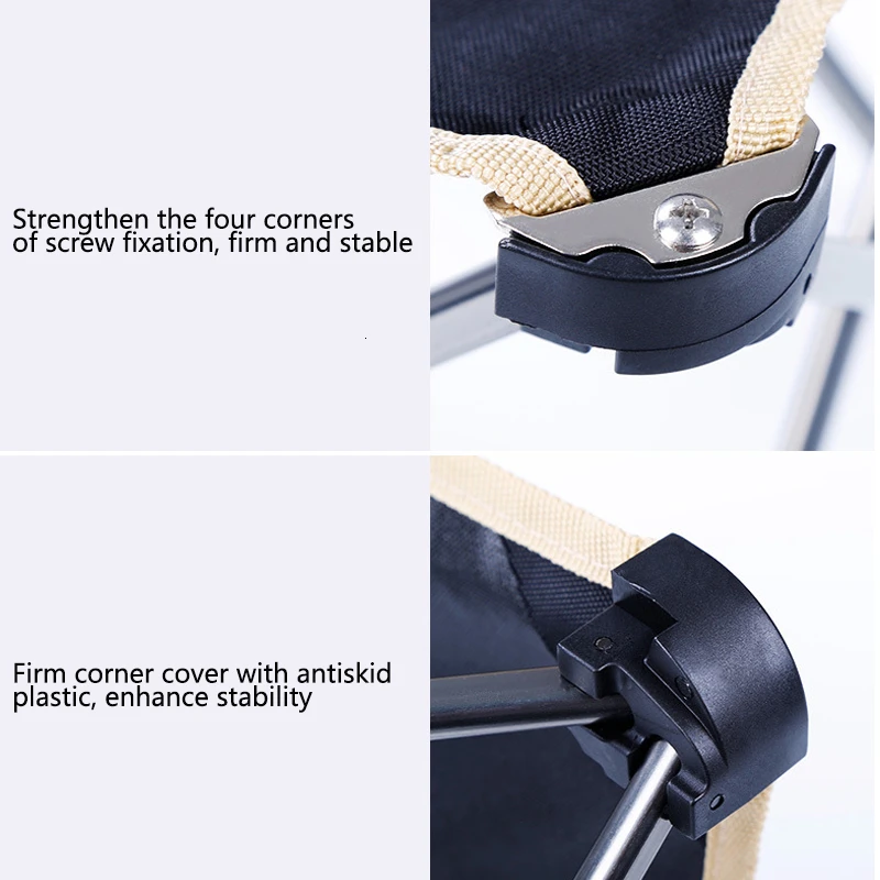 Outdoor Ultralight Portable Foldable Casual Stool Aluminum Alloy Oxford Cloth Camping Pick Fishing Folding Chair With Bag