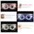 3 Цвета LED Light Therapy Eyes Mask Massager Photon Treatment 40℃ Теплый Массаж СПА Вибрация LED Face Mask Удаление морщин Глаз