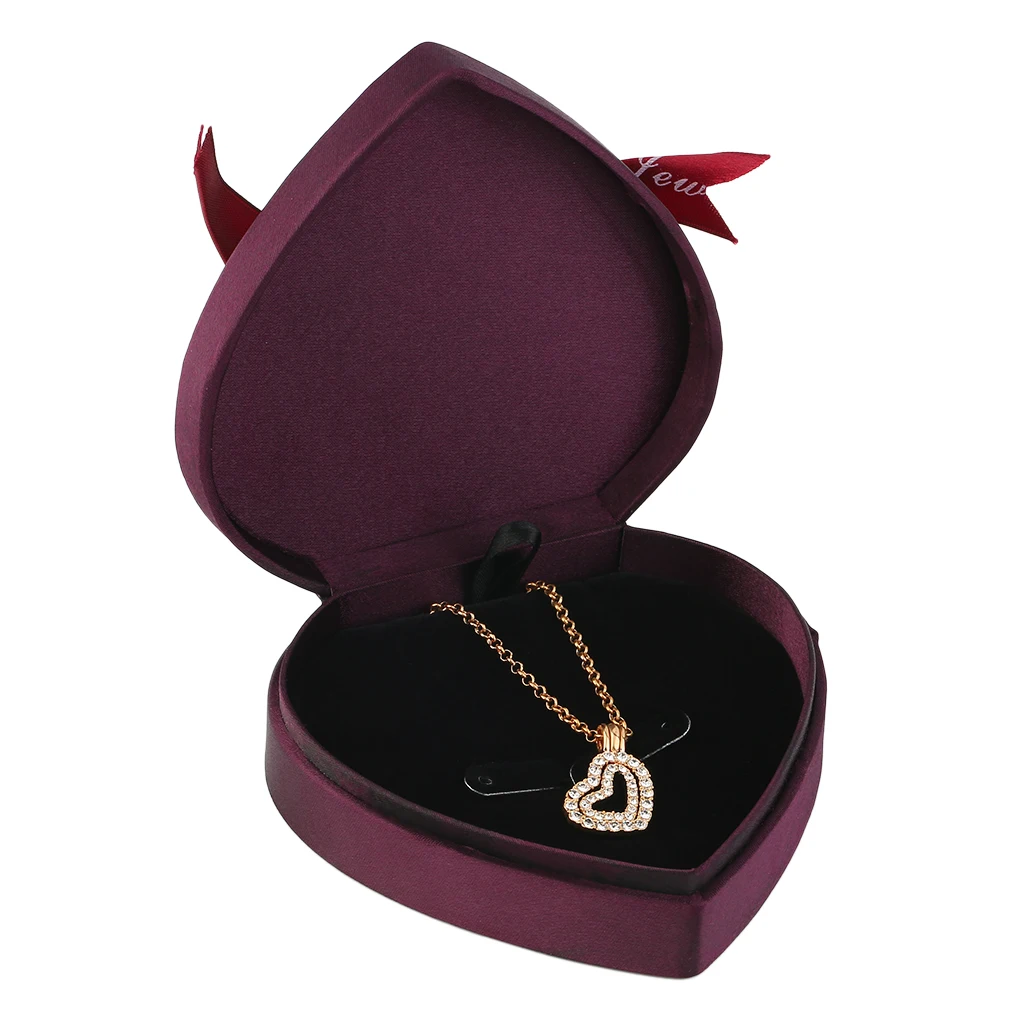 

Exquisite Silver/Golden Plated Heart/Round Pendant Necklace Chain Jewelry Necklaces Charm Jewelry Gift for Women Girl