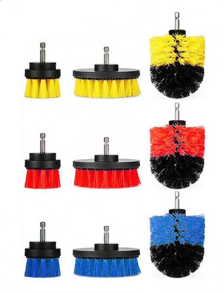 Бытовая электрическая дрель-щетка круглые тарелки щетка для чистки 360 ° неслепой угол электрическая насадка в виде щетки Электрическая дрель для очистки Br