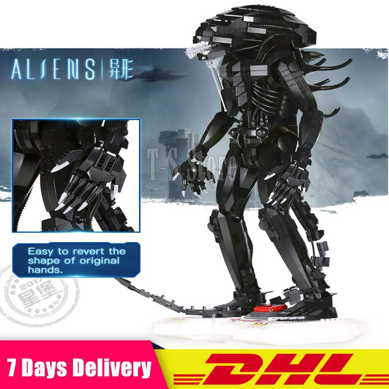

XingBao 04001 2020Pcs Genuine Creative Movie Series The Alien Robot Set Building Blocks Bricks Model Toys Compatible Legoinglys