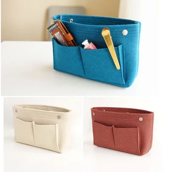 

Wool Felt Female Cosmetic Bag Women's Hand Felt Storage Cosmetic Bag Felt Storage Bag