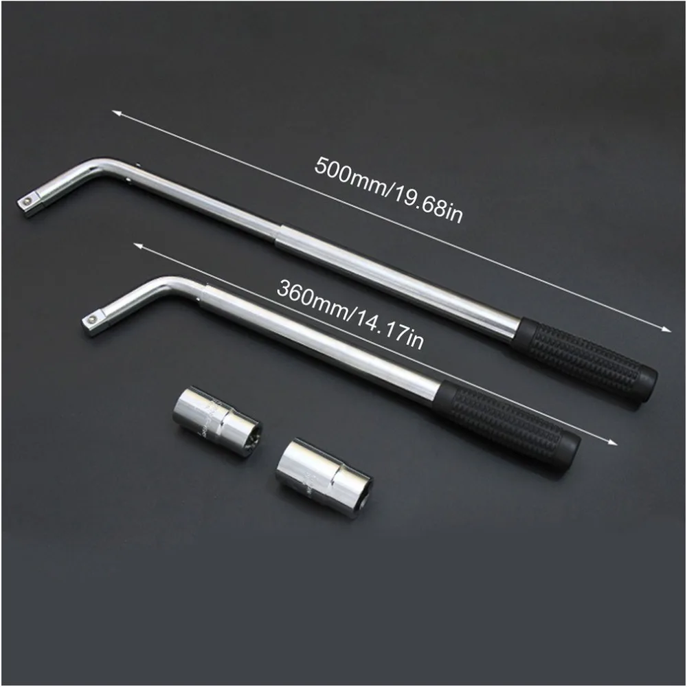 Telescopic Sleeve Tire Nut Removal Wrench Car Tire Removal Socket Wrench 17-19 21-23 Labor Saving Telescopic Wrench