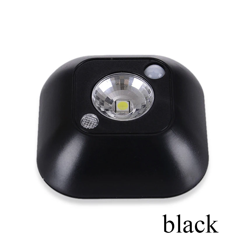 

LED Motion Sensor Night Light Dual Induction PIR Infrared Lamp Magnetic Wall Lamps Under cabinet Light for stair steps bedroom