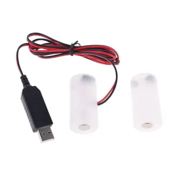 

LR14 C Battery Eliminator USB Power Supply Replace 1 to 4pcs 1.5V C Cell Battery