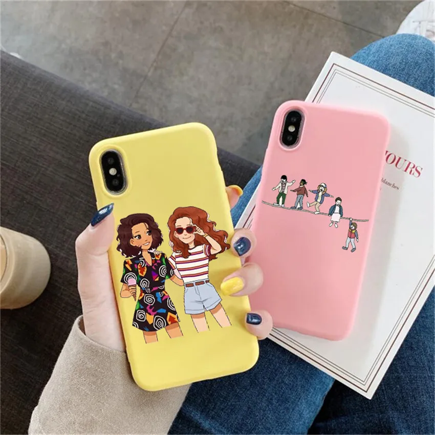 

Stranger Things Season 3 Scoops Ahoy The Acrobats and the Fleas phone Case For iPhone X 6 6s 7 8 Plus XR XS max Silicone Cover