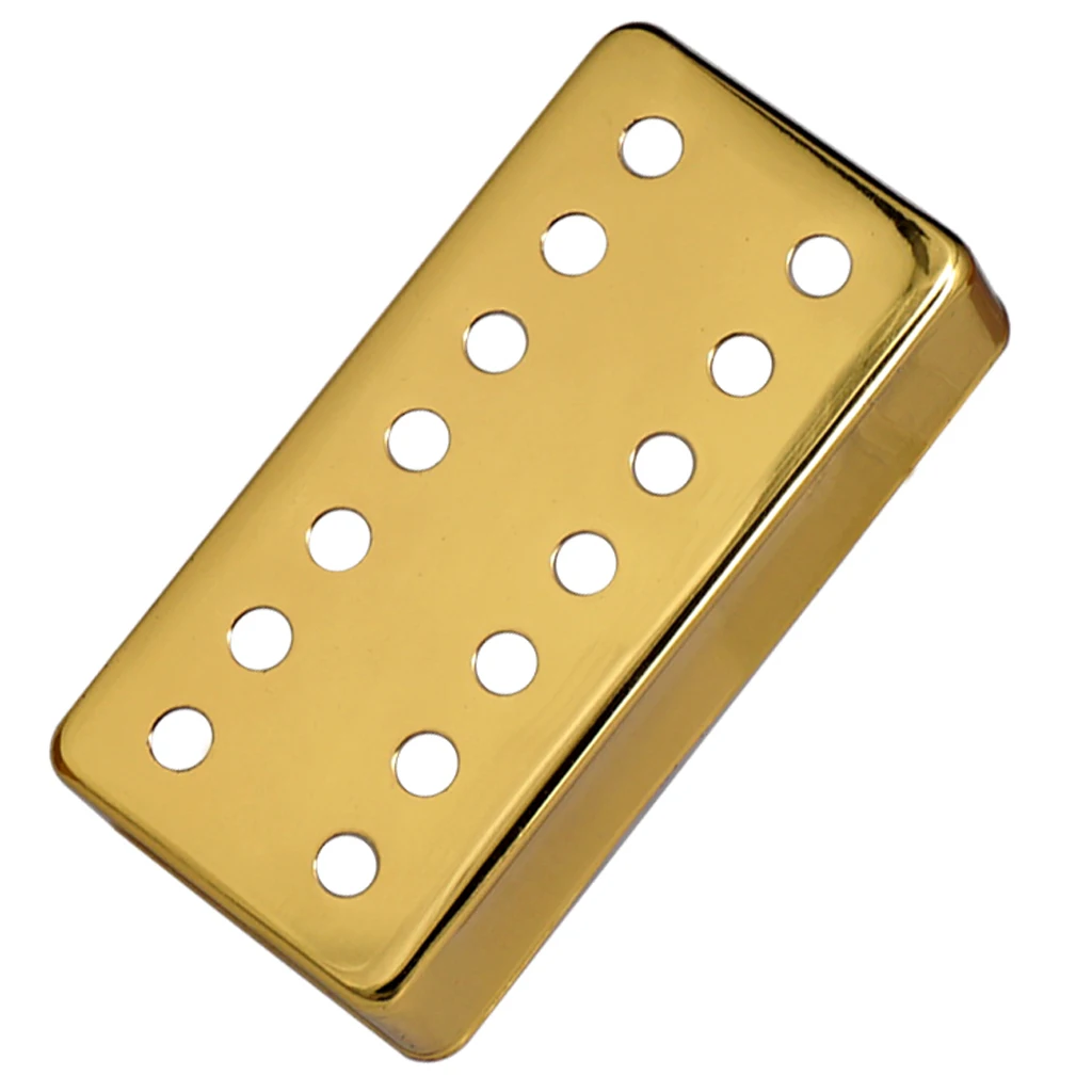 Pack of 2 PCS Humbucker Pickup Covers Brass Electric Guitar Musical Part Decor for 7 String Electric Guitar Accessory 