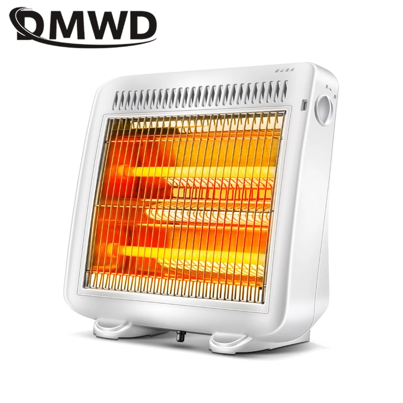 DMWD 1000W 2 Gears Adjustable Portable Electric Heaters Home Room Floor Desk Electric Fan Heater Warmer Hot Winter fast-heating 6