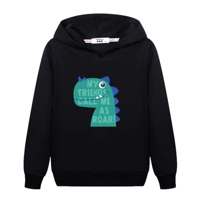 

Aimi Lakana Dinosaur Design Children Hoodie Fashion Plush Pullover Kid Boy Cartoon Jacket Autumn Clothes Thin Cotton Print Hoodie Boy coats