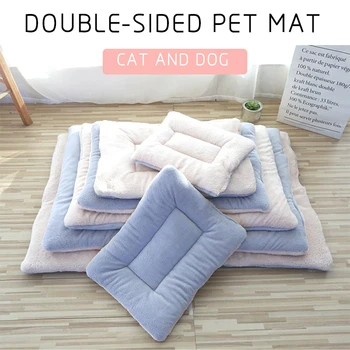 

Pet Dog Mat Soft Flannel Cotton Paw Foot Print Washable Pet Blanket Warm Sleeping Beds for Small Medium Dogs Cat Pet Accessories