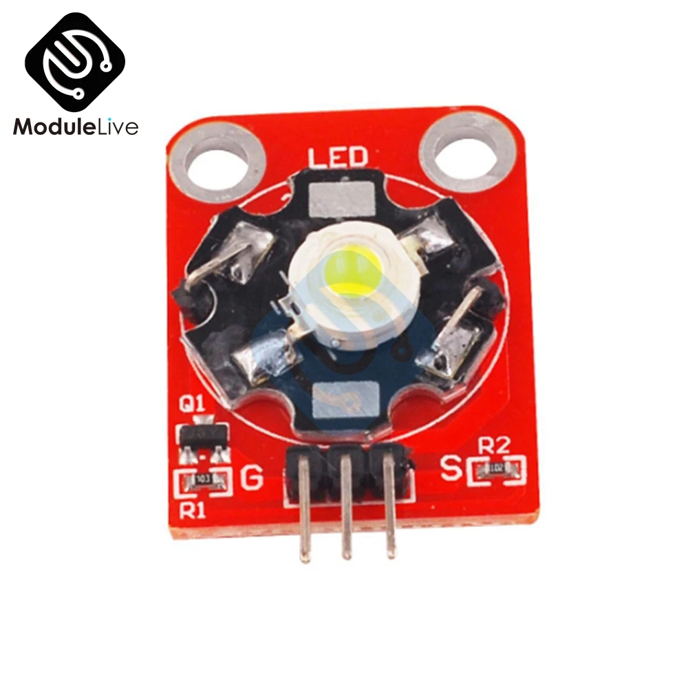 3W светодиодный модуль высокой мощности модуль белый красный желтый синий зеленый фиолетовый Diy Электронный светильник