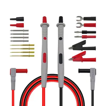

P1503B Digital Multimeter Probes Test Leads Replaceable Needles Kits Clearance Cable Wire Tips Alligator Clip