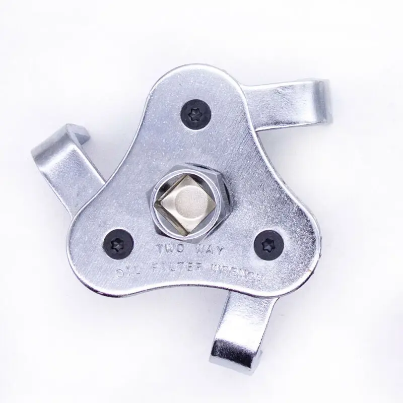 

Car Oil Filter Wrench Remove All Oil Filters From 2-1 / 2'' To 4'' In Diameter Silver/Black Adjustable Oil Filter Wrench