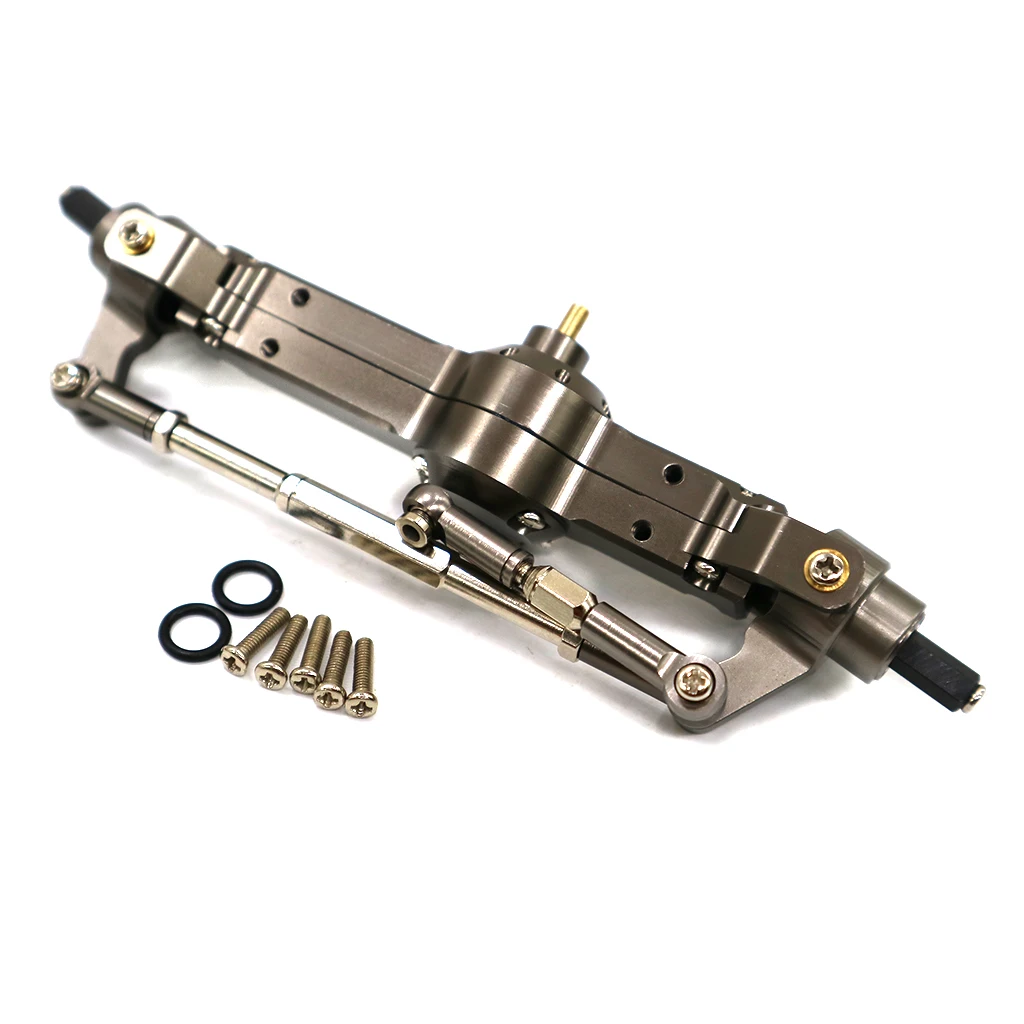 Metal Full Front Axle For D90 MN-90 Car Vehicle Upgrade Accs Kit Titanium