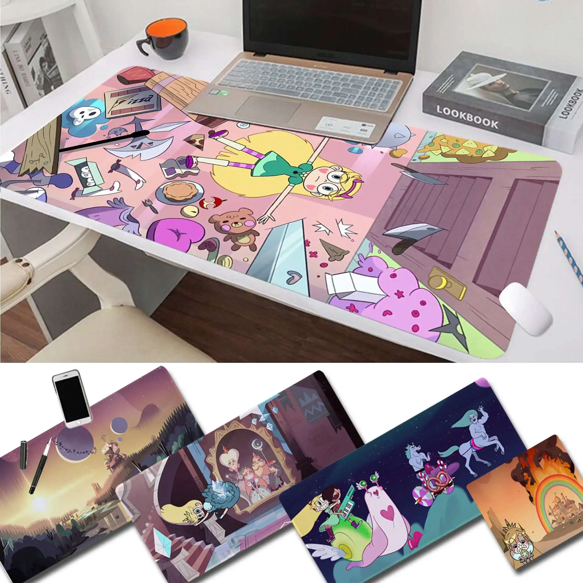 

MaiYaCa Cool New Anime Star vs The forces of Evil Comfort Mouse Mat Gaming Mousepad Free Shipping Large Mouse Pad Keyboards Mat