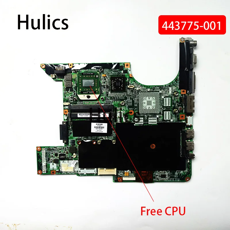 Original For HP DV6000 DV6300 DV6400 DV6500 DV6700 DV6200 dv6118NR 443775-001 laptop motherboard DDR3 NF-G6150-N-A2 with CPU | Компьютеры