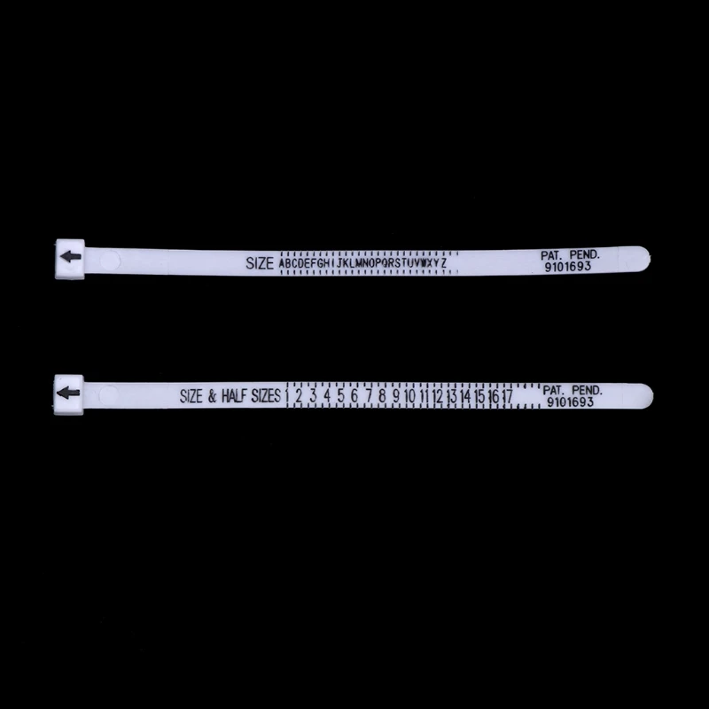 

Ring Sizer Scale Gauge Finger Stick Mandrel Measurement Jewelry Tools Check Size Y4QB