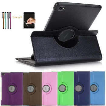 

360 Rotating Case For Huawei Mediapad M5 Lite 10 BAH2-W19/L09/W09 10.1 Tablet Stand Cover For Huawei M5 lite 10.0 Case +Film+Pen