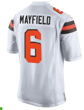 Мужская футболка Saquon Barkley 26 Sam Darnold 14 Baker Mayfield 6 Adam Thielen 19 Jimmy Garoppolo 10 Kirk Cousins 8 - Цвет: For men