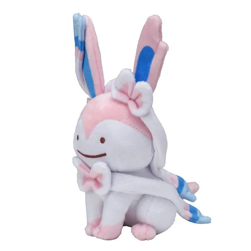 32 см плюшевая Двусторонняя Подушка Sylveon трансформер Ditto мягкая милая кукла подарок детская игрушка