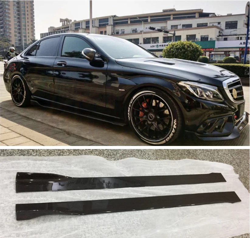 Carbon Fiber Front Lip Spoiler For Mercedes Benz S Class W222 S350 S400