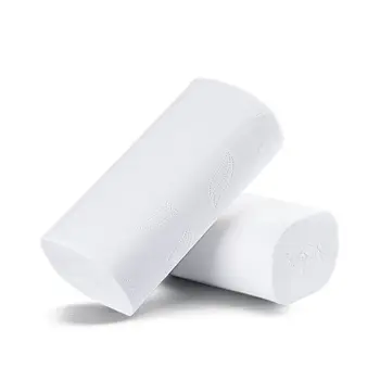 

12 Rolls / Lift Plant Protection Coreless Roll Paper 4 Layers Thick Wood Pulp Toilet Paper Household Merchandises