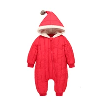 Зимние Детские Комбинезоны из флиса для 0-2 лет, куртка для новорожденных с длинными рукавами, комбинезон, одежда для маленьких мальчиков и девочек, мягкие теплые комбинезоны для новорожденных