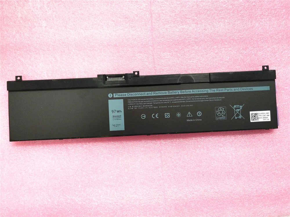 11.4V 97Wh Laptop Battery For Dell Precision 7530/7730/7540/7740 & P34E/P74F Series