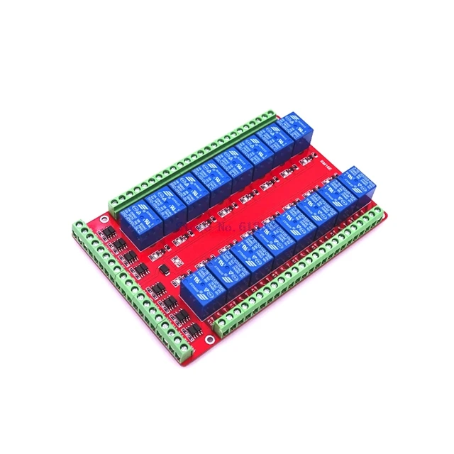

A5-- EYEWINK 16 Channel Relay Shield Module RM16LS 5V 12V 24V Raspberry Pi Pcduino Development Board DIY Kit RC Electronic Toy