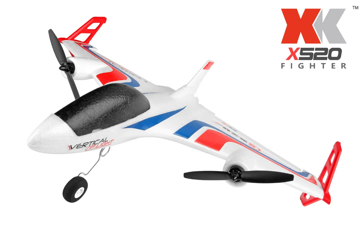 WLtoys XK520 RC самолет планер из пеноматериала 6 каналов бесщеточный вертикальный снять трюк аэрокрафт большой пульт дистанционного управления