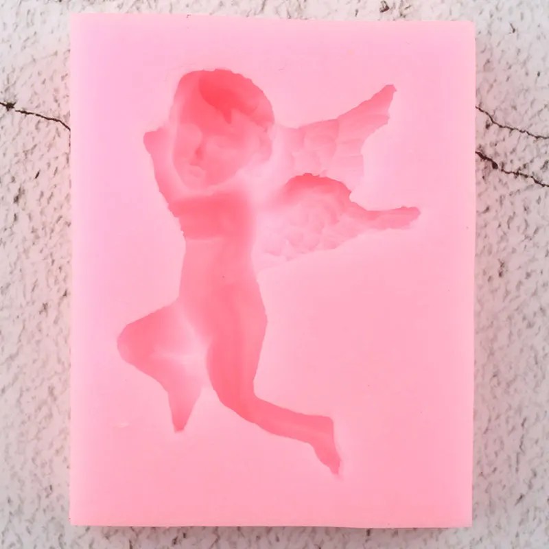 Sugarcraft Angel Детские Силиконовые Формочки DIY помадка для кекса форма для украшения торта инструменты Конфеты Форма для шоколада формы для мастики