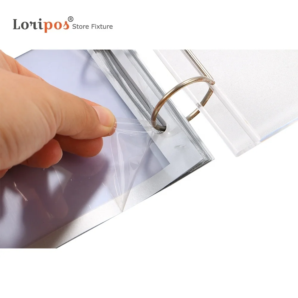 Acrylic Double-sided Page Display Drinks Menu Table Album Desk Sign Restaurant Hotel Label Holder Photo Stand
