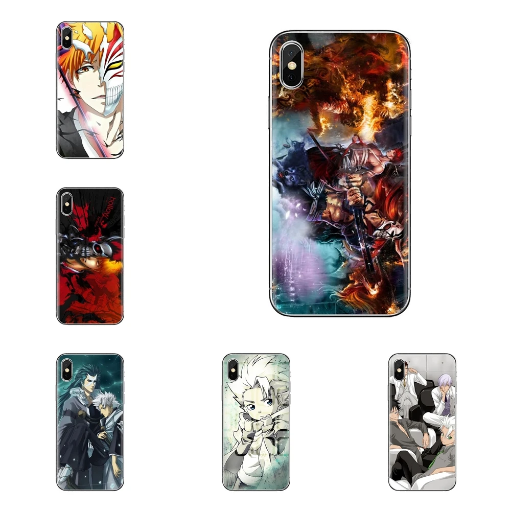 Soft Skin Case bleach Ichigo Kurosaki Yasutora Sado For iPod Touch Apple iPhone 11 Pro 4 4S 5 5S SE 5C 6 6S 7 8 X XR XS Plus Max |