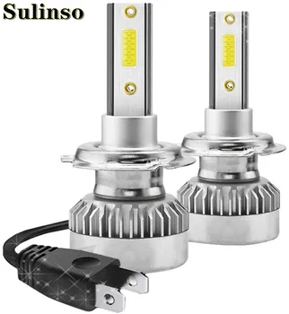 

Sulinso Car Led Light H7 110W 20000LM LED Car Headlights Full Aluminum x 2 Headlight Bulbs Extremely Super Bright Beam Headlamp