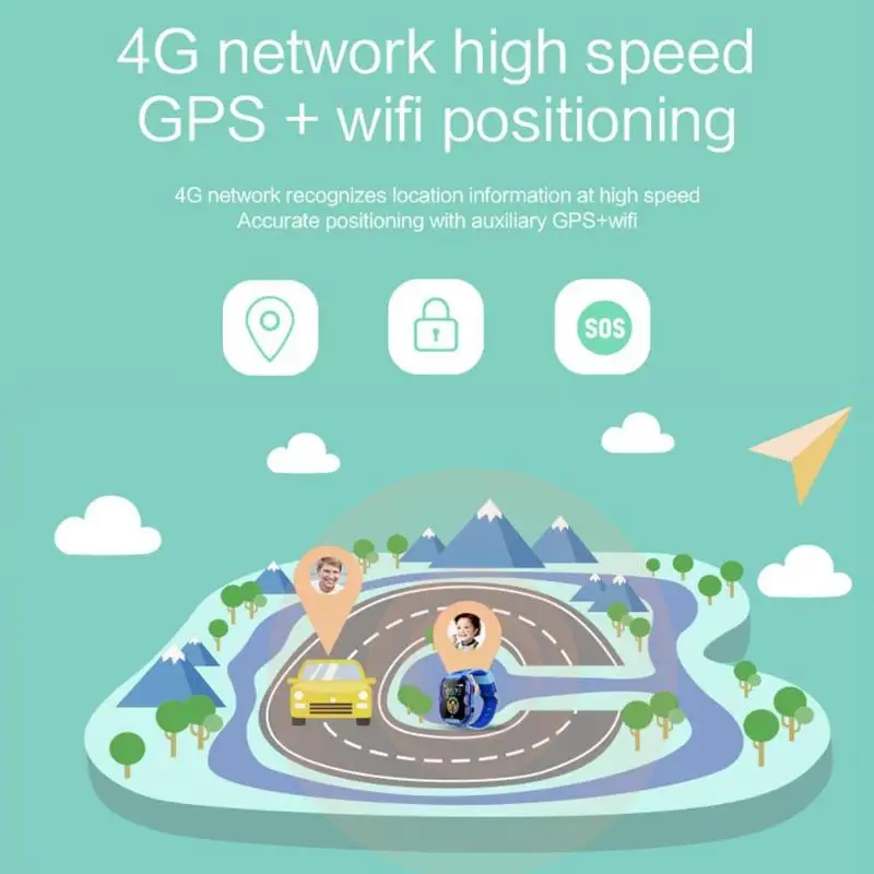 K22 Детские Смарт-часы 4G WiFi gps трекер SOS Вызов видео часы телефон