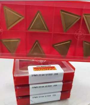 

10PCS CARBIDE INSERT TPMX 220412 R22 235