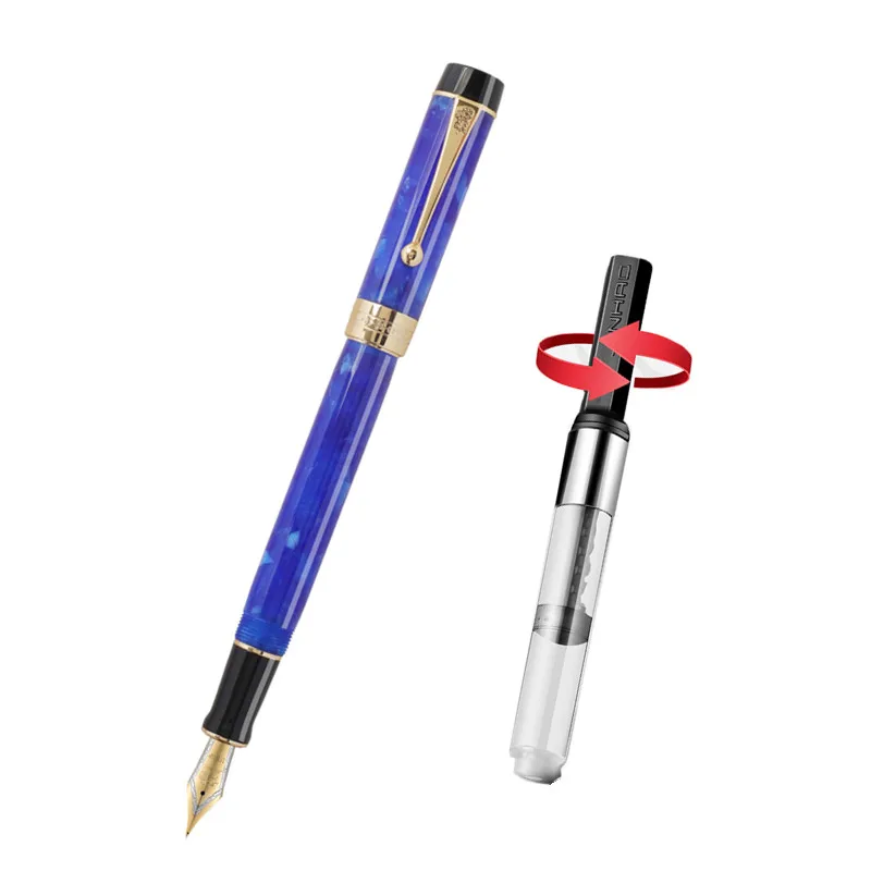 Jinhao 100 ״Ͼ  ,   Ŭ, Ͻ 繫  , EF/F 18KGP, Ʈ , 0.5mm, 1.0mm