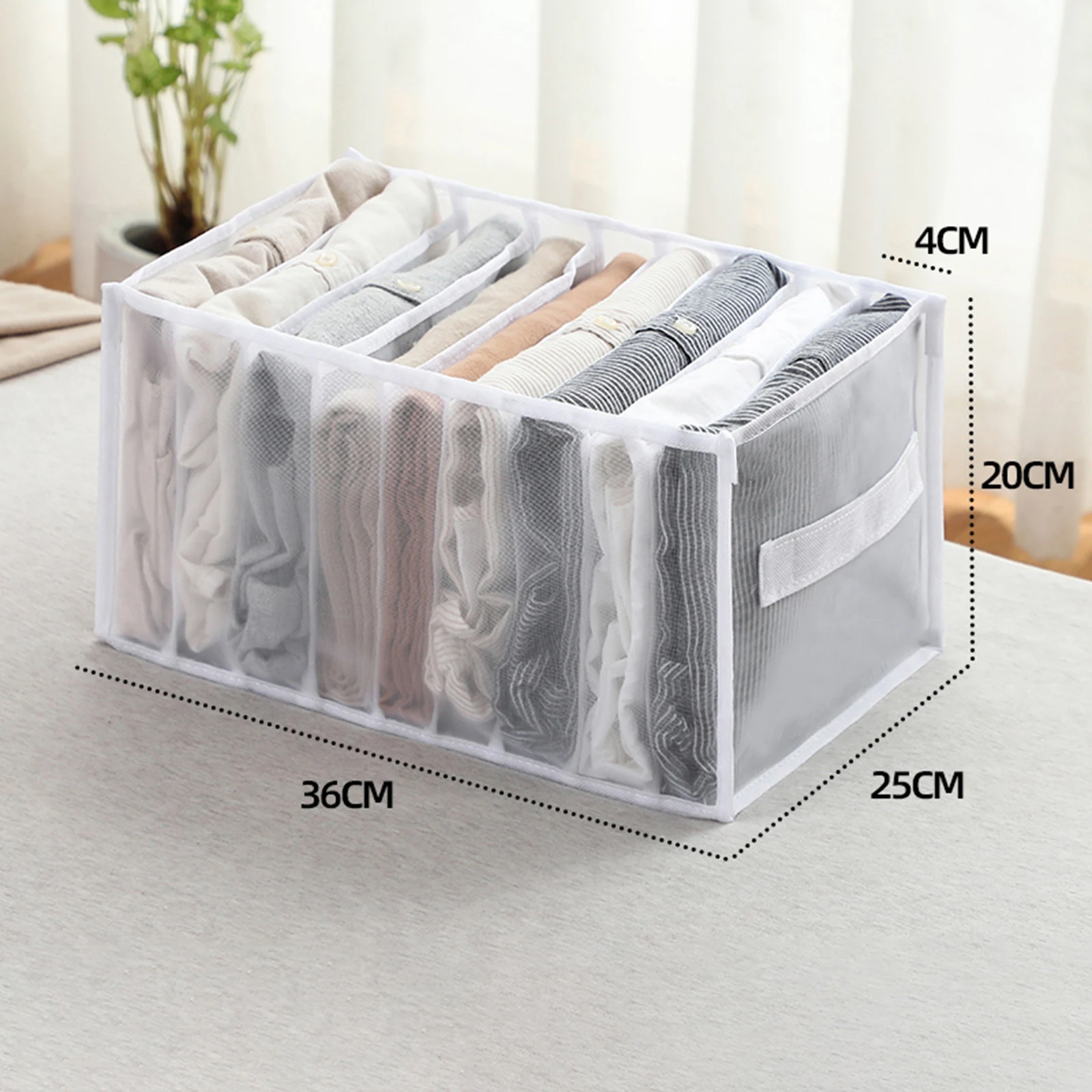 foldable storage box Underwear Bra Organizer Storage Box Drawer Closet Organizers Divider Boxes For Underwear Scarves Socks Bra Organizer drawers grey storage baskets Storage Boxes & Bins