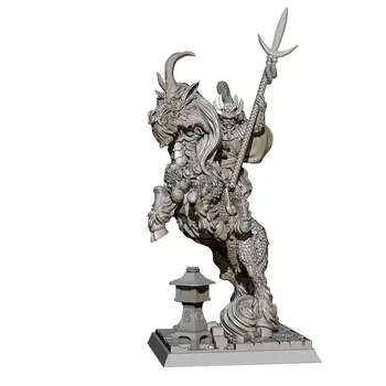 

60mm Resin Figure Model Kit Kylin Beast Warrior self-assembled Model O1R4