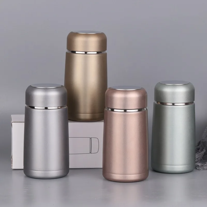 

300ml Cute Mini Thermos Bottle Insulated Vacuum Cup Small Flask Travel Metal Tumbler for Tea Water Coffee Children Kids School