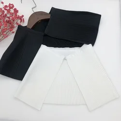 White Big Lapel Fake Collars Shawl Fashion Woman Shirt False Collar Blouse Collar Girls Detachable Collars Femme Accessories