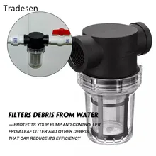 1 шт. Садовый пруд 1/4 дюйма 3/4 дюйма встроенный высокопробная арматурная сетка, фильтр грубой очистки воды фильтр насоса для полива и орошения высокая пропускная способность фильтра трубопровода