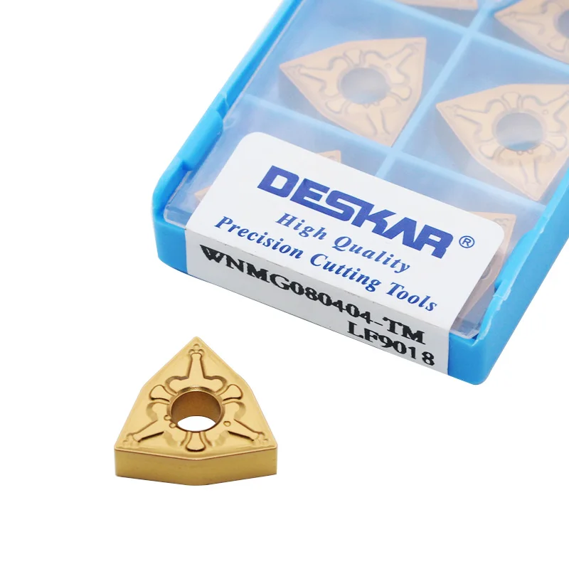 10pcs/box TNMG160408-TM LF9018 DESKAR Carbide Threading Inserts for CNC 10 pcs 10pcs/box TNMG160408-TM LF9018 DESKAR Carbide Threading Inserts for CNC 10 pcs