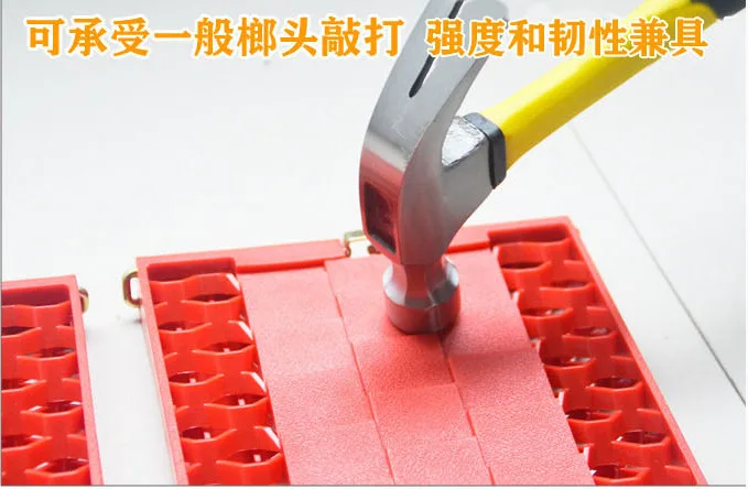 Manufacturers Wholesale a Large Amount Foldable Car Snowfield Rescue Board Car Portable Slip-proof Pad Tire Slip Mat