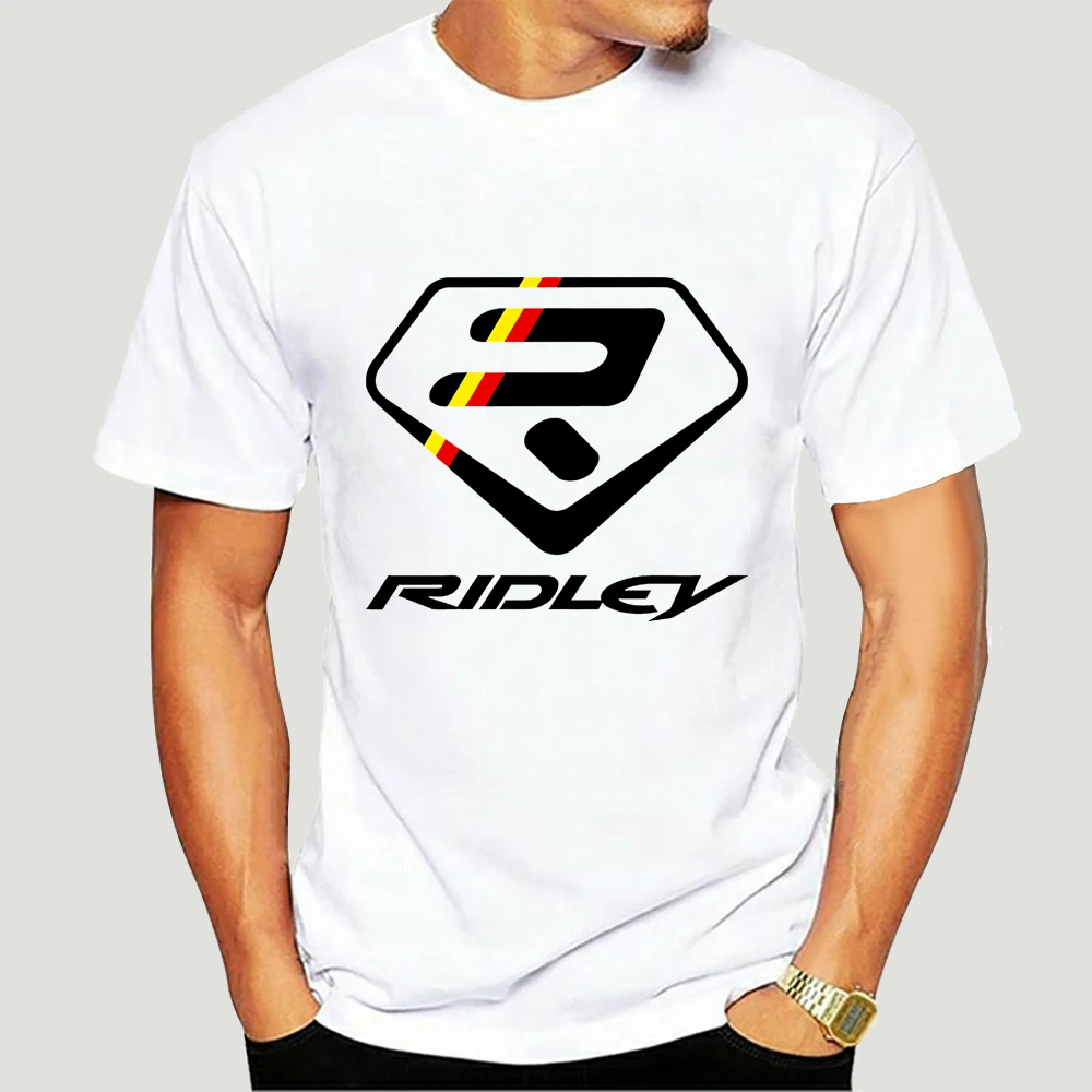Мужская Повседневная футболка с принтом и логотипом Ridley R 0968J | одежда