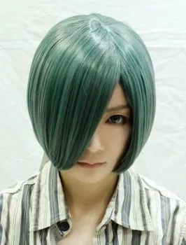 

Black Butler kuroshitsuji Ciel Phantomhive Cosplay emboitement Halloween Green Wig